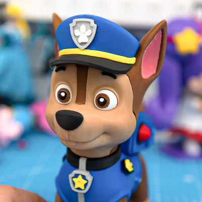 Figura de Chase de PAW Patrol impresa en 3D por BlackForge, foto 5