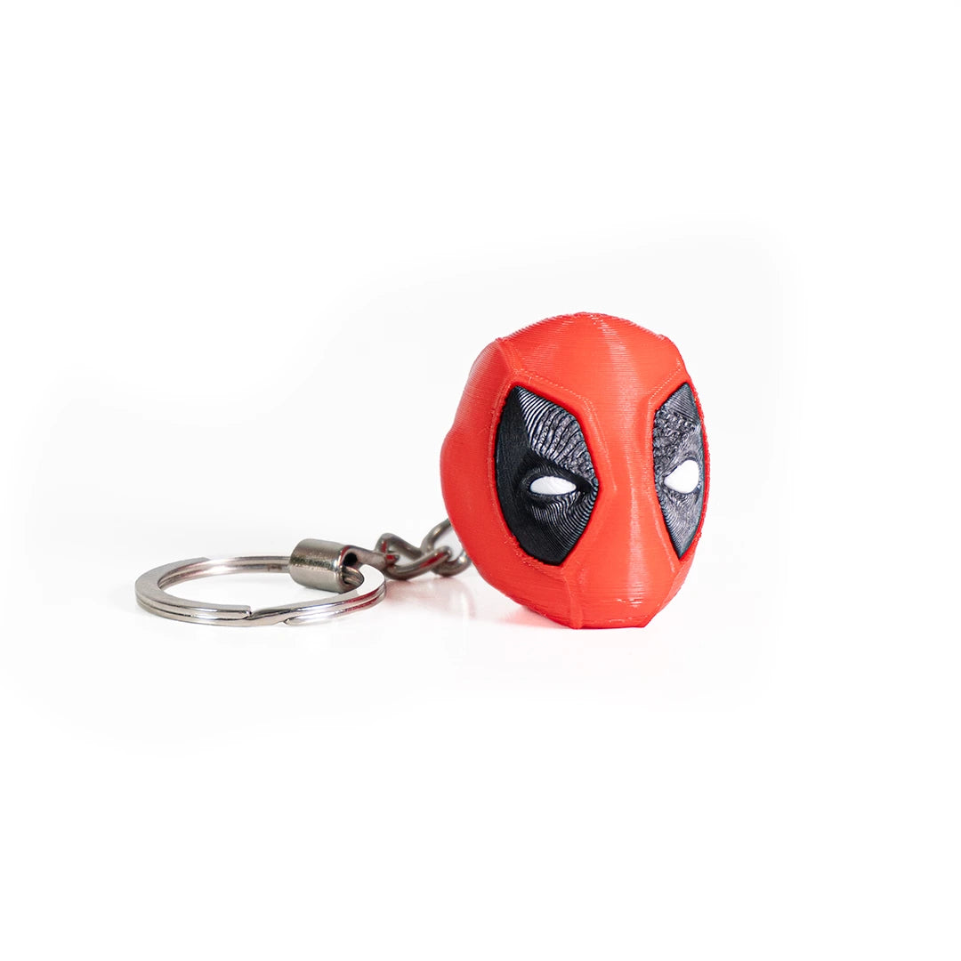 llavero cabeza deadpool 3d